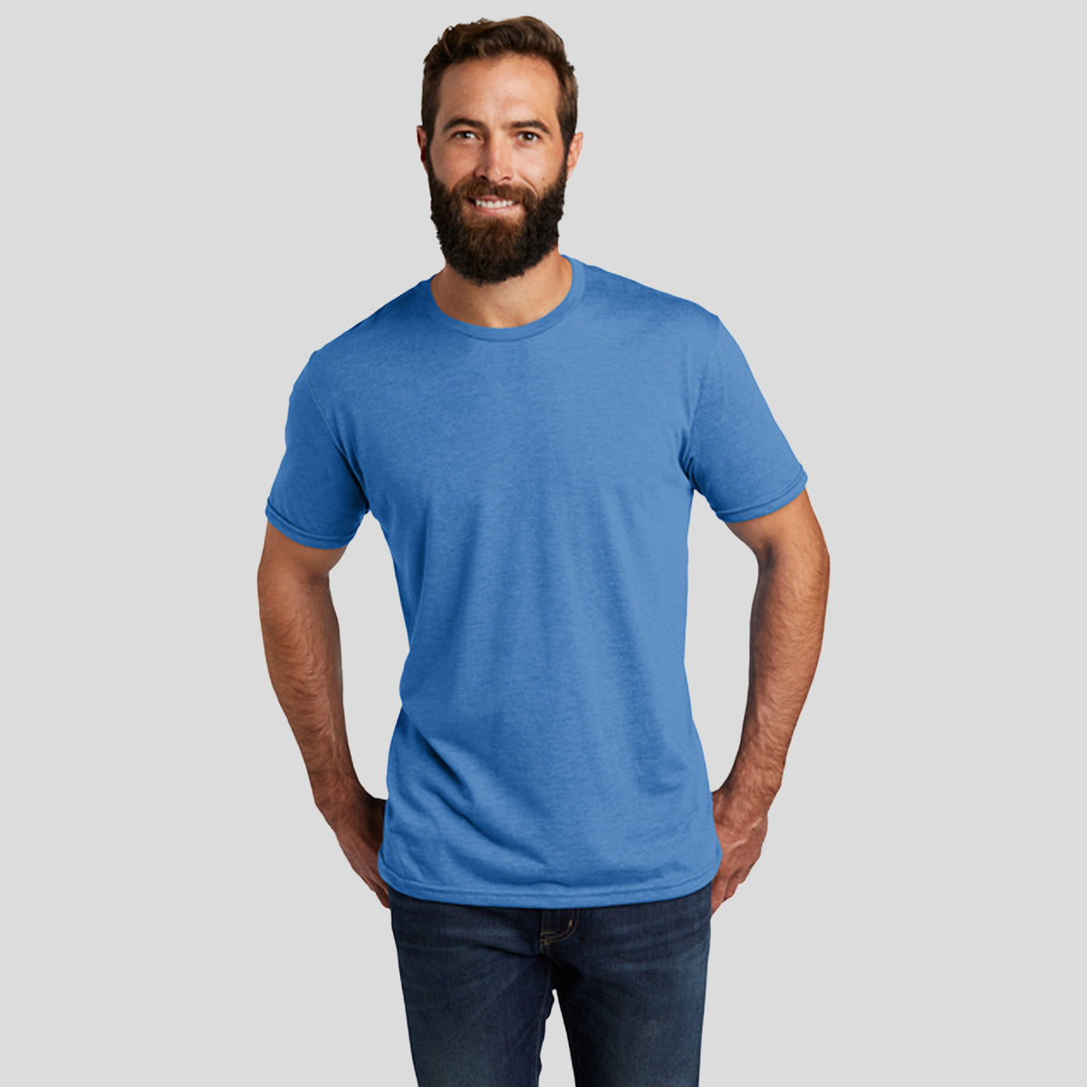 Unisex Tri-Blend Tee | Azure Blue