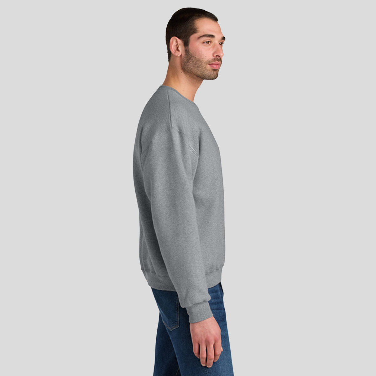 Rugged™ Unisex Crewneck Sweatshirt | Athletic Heather