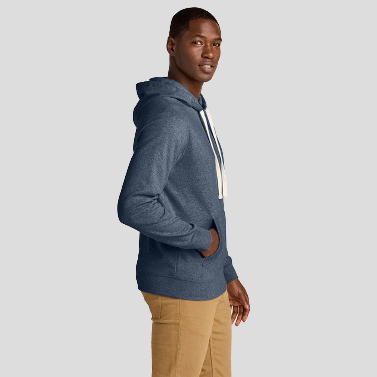 Re-Fleece™ Hoodie | Heathered Navy
