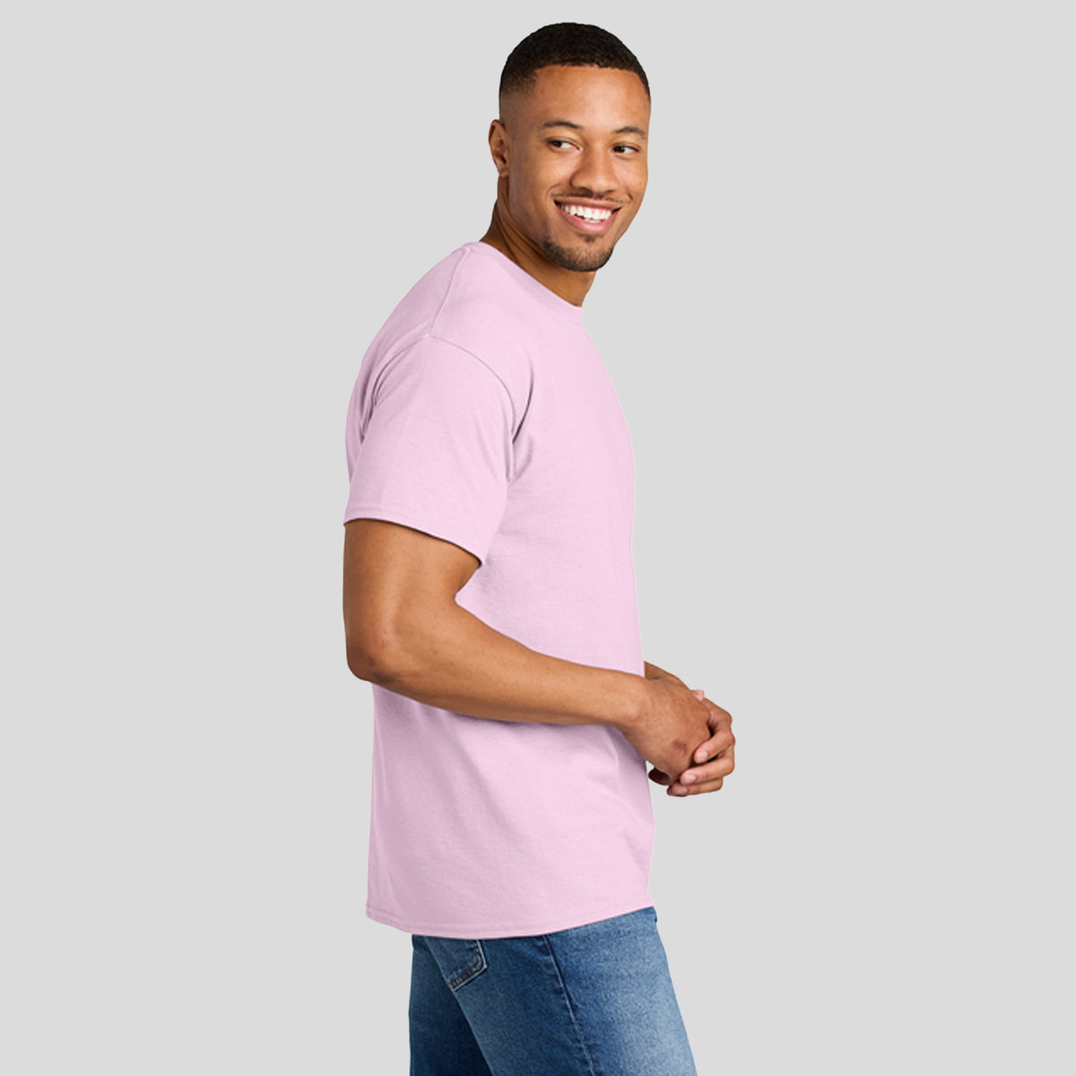 Gildan® DryBlend® 50 Cotton/50 Poly T-Shirt | Light Pink