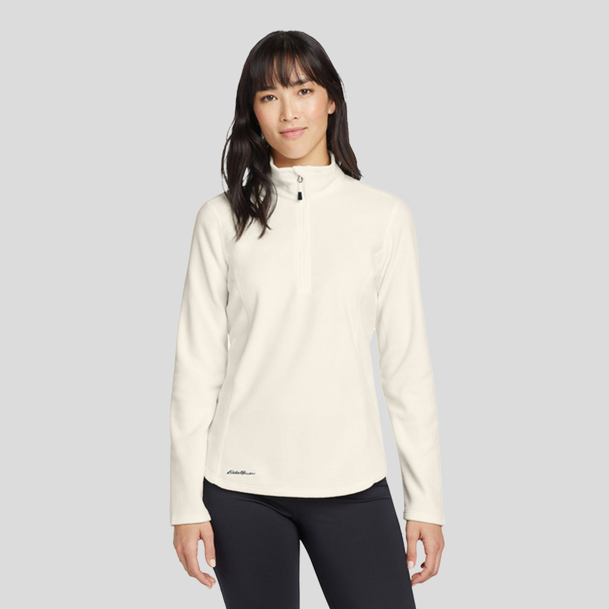 Women's 1/2-Zip Microfleece Jacket | Ivory