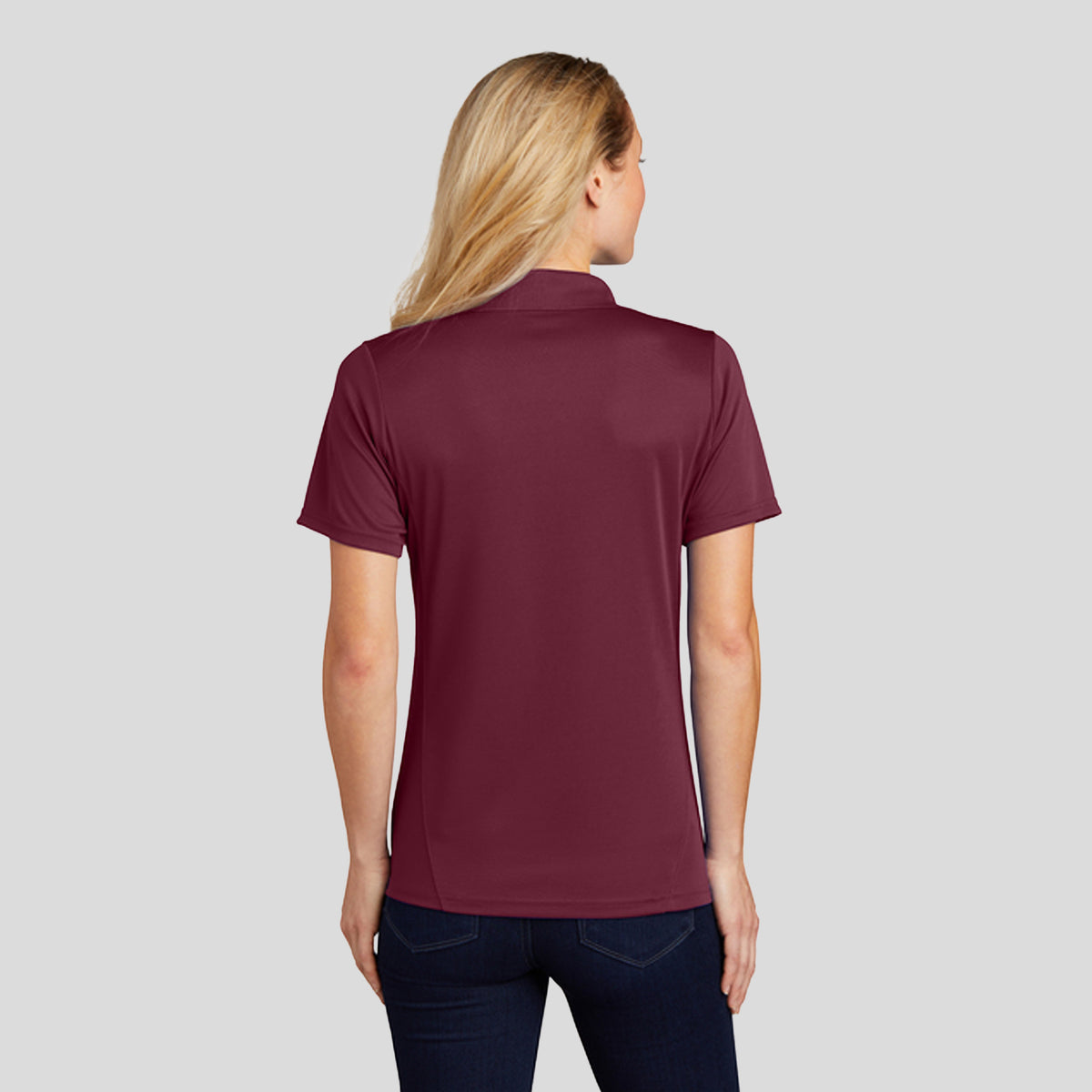 Women's Dry Zone® Raglan Accent Polo | Maroon
