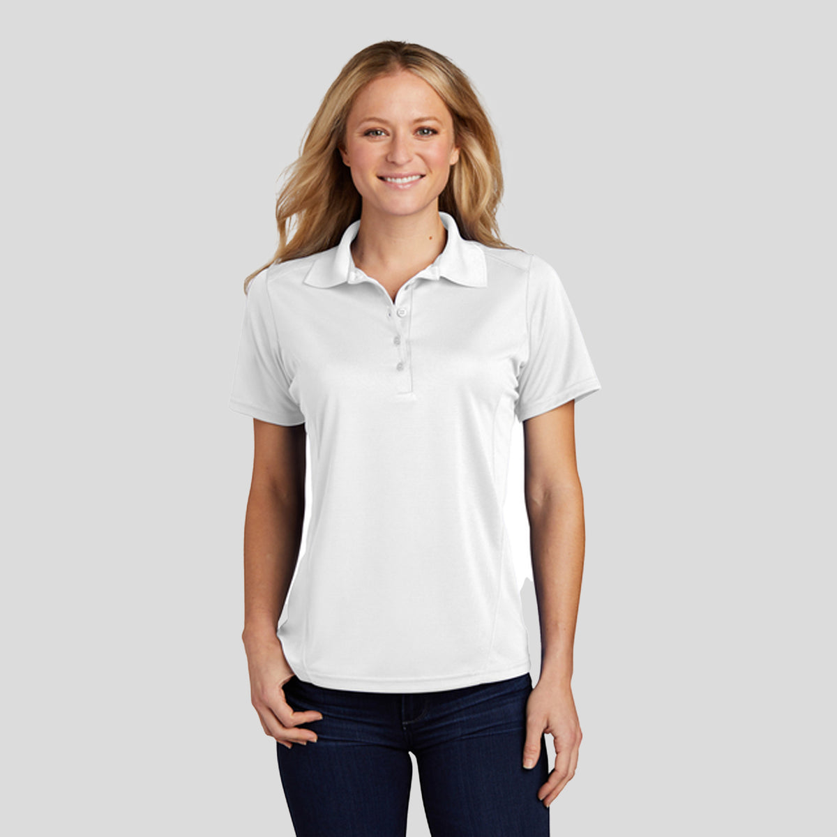 Women's Dry Zone® Raglan Accent Polo | White