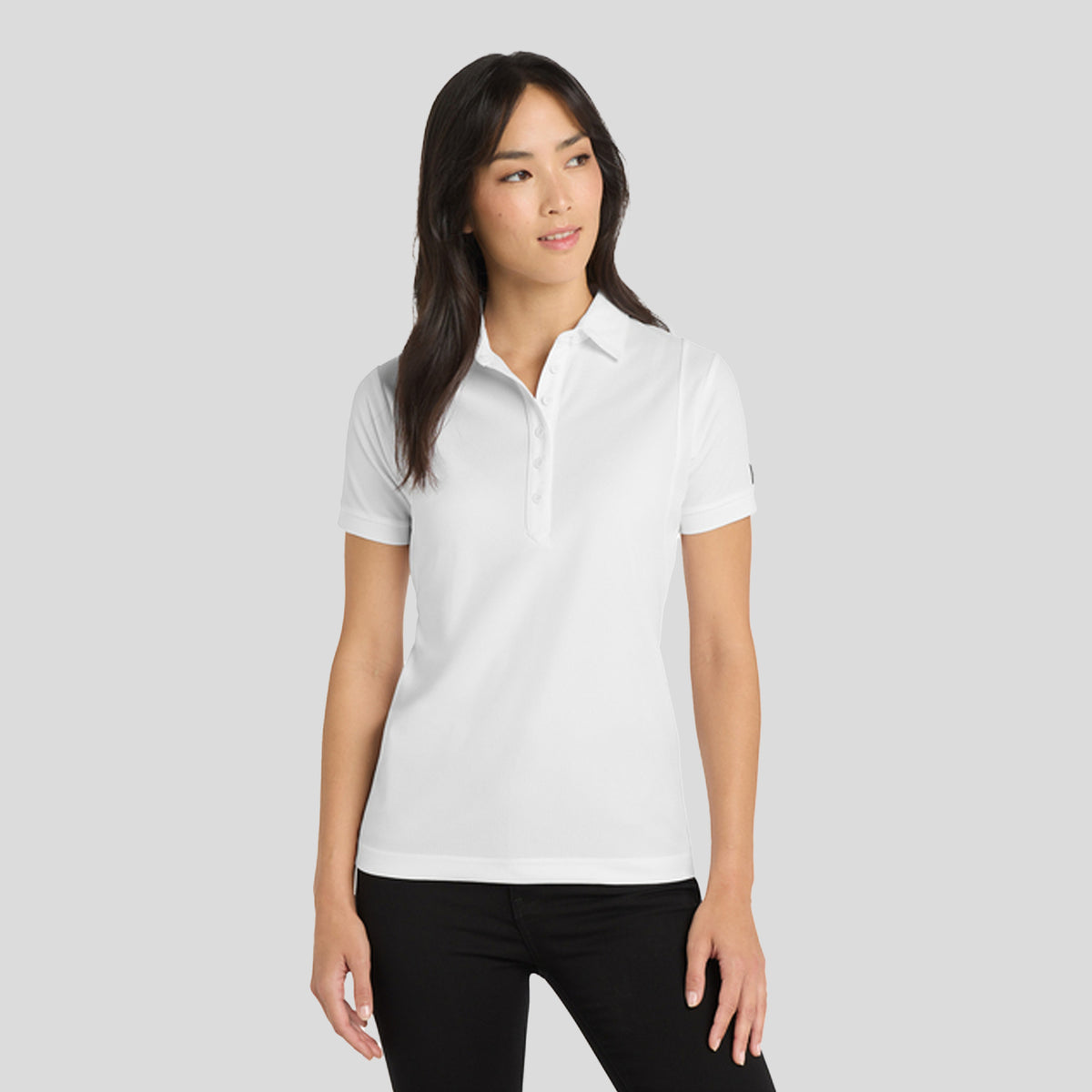 Jewel Polo | Bright White
