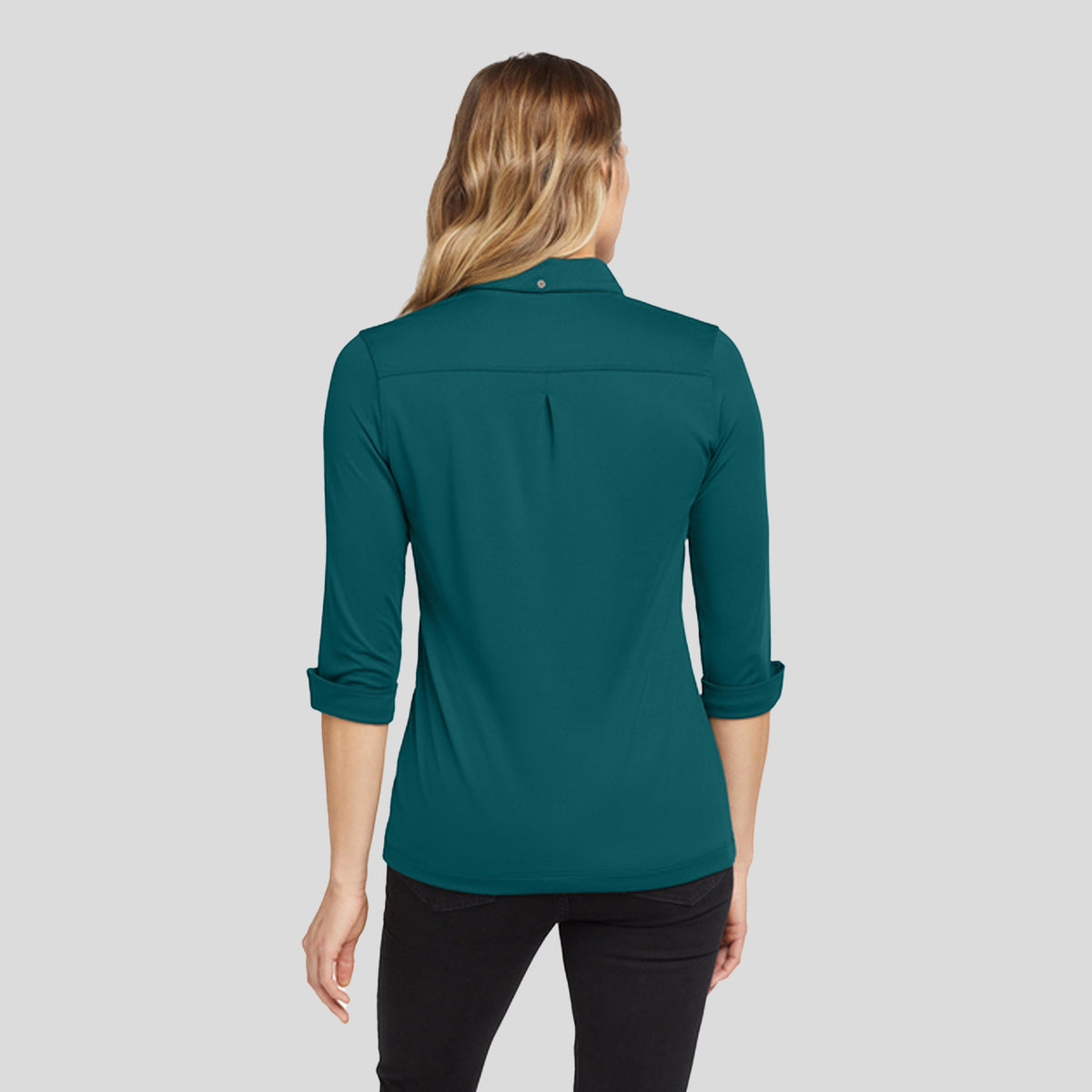 Women's Gauge Polo | Teal Throttle