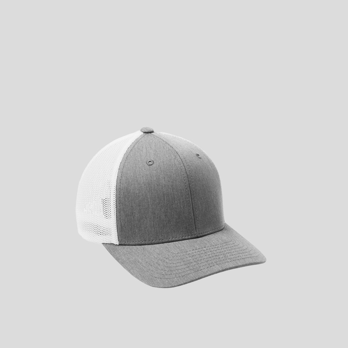 Flexfit® Mesh Back Cap | Heather Grey/White